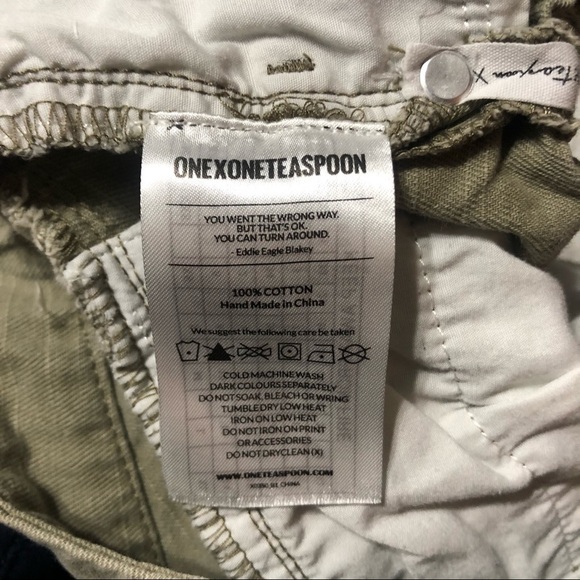 ONE TEASPOON Militaire Sailors Shorts - Picture 8 of 9